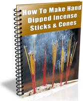 Book On How to Make Hand Dipped Incense Sticks and Cones